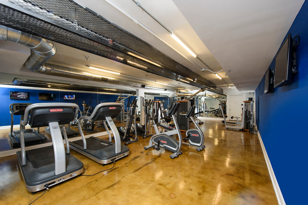 Fitness Center area at Queen Anne Belvedere, Baltimore